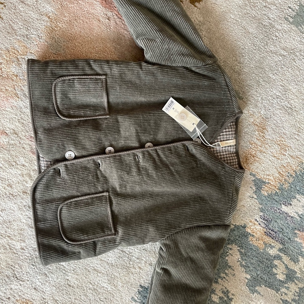 Quincy Mae Corduroy Blazer in Olive